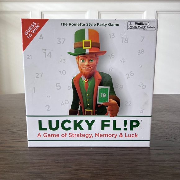 Lucky Flip A Game Of Strategy, Memory & Luck  Boardgame New Open Box - Picture 1 of 8